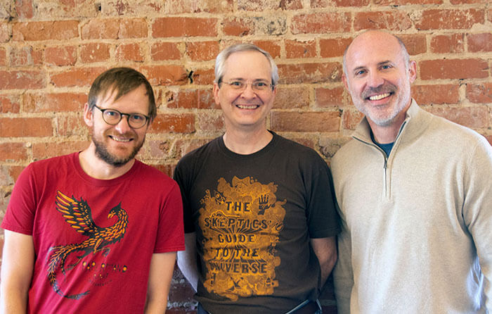 Three of our team member's, from left to right: Dane Summers, Dan Poirier, and Ian Huckabee.